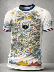 T-shirt manches courtes France Tour de France pour homme