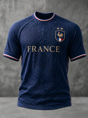 T-shirt homme France Football imprimé