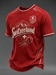 T-shirt imprimé pour hommes, Suisse