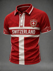 Chemise imprimée pour hommes, Suisse