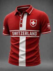 Chemise imprimée pour hommes, Suisse