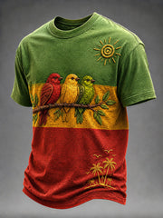 T-shirt Décontracté Homme 'Every Little Thing Is Gonna Be Alright'