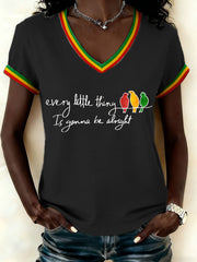 T-shirt Femme 'Every Little Thing Is Gonna Be Alright'