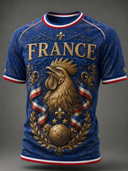 T-shirt manches courtes France Football pour homme