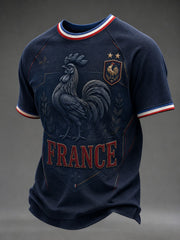 T-shirt homme imprimé France Football
