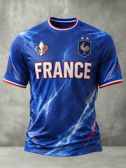 T-shirt manches courtes France Football pour homme