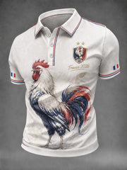 Chemise pour homme France Football imprimée