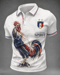Chemise pour homme France Football imprimée
