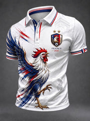Chemise pour homme France Football imprimée