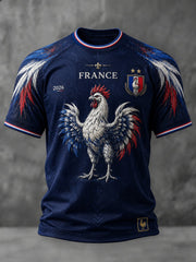 T-shirt homme imprimé France Football
