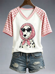 T-shirt Lovely Dalmatian Femme