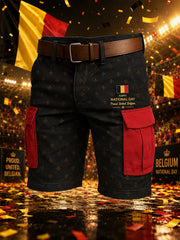 Pantalons cargo courts imprimés sur le thème de la Journée nationale des hommes