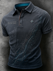 Chemise à manches courtes viking danoise pour hommes