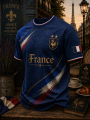 T-shirt homme France Football imprimé