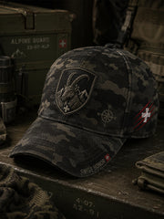 Chapeau à imprimé camouflage militaire de style vintage pour hommes
