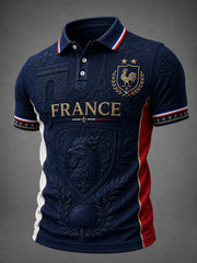 Chemise pour homme imprimée France Football