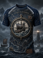 T-shirt manches courtes vikings danois pour homme