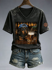 T-shirt Lovely Dachshund Femme