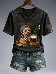 T-shirt Lovely Yorkshire Terrier Femme