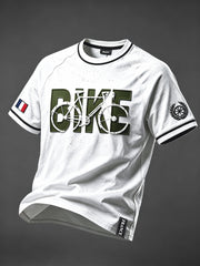 T-shirt décontracté pour homme à imprimé vélo français