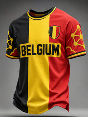 T-shirt Belgium Lover manches courtes pour homme