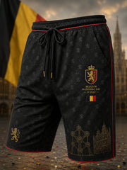 Short décontracté pour homme à imprimé lion pour la Journée nationale