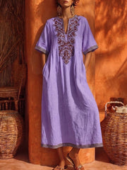 Robe à fleurs vintage Simiya pour femmes