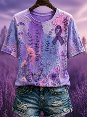 T-shirt manches courtes Alzheimer's Disease pour femmes