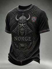 T-shirt classique rétro norvégien Viking