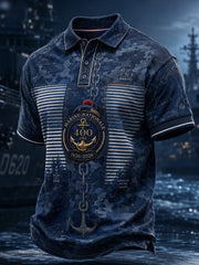T-shirt manches courtes bleu marine pour homme