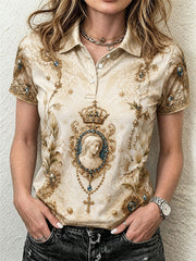 Chemise imprimée pour femmes représentant l’Assomption de Marie