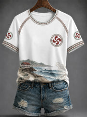 T-shirt imprimé pour femme, Espagne, Euskadi