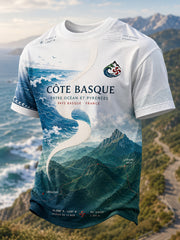 T-shirt manches courtes pour homme, Pays basque français