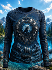T-shirt à manches longues Viking Round Neck Femme
