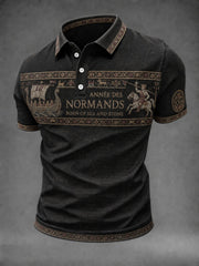 Chemise pour homme imprimée France Normandie