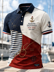 T-shirt manches courtes de la Marine française pour homme