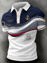T-shirt manches courtes de la Marine française pour homme
