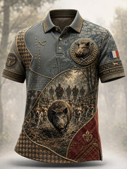 T-shirt manches courtes de chasse à la française pour homme