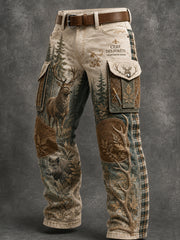 Pantalon de travail décontracté pour la saison de chasse à la française, modèle homme