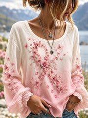 Chemise en coton et lin pour la lutte des femmes contre le cancer du sein