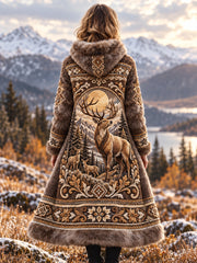 Veste en flanelle Nordic Animal Femme