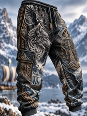 Pantalons de survêtement décontractés Viking Culture pour hommes
