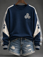 Sweat-shirt imprimé Bretagne pour femme