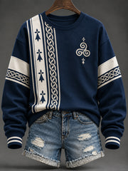 Sweat-shirt imprimé Bretagne pour femme