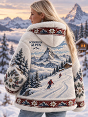 Veste en flanelle Switzerland Femme
