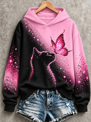 Sweat-shirt régulier pour le cancer du sein chez les femmes