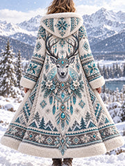 Veste en flanelle Nordic Animals Femme