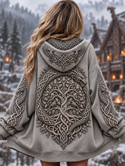 Gilets viking pour femmes motif Arbre de vie