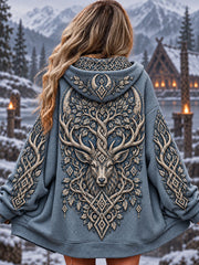 Gilets viking pour femmes motif Arbre de vie