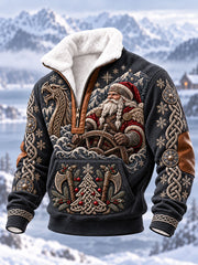 Chandails à glissière Viking Santa Homme